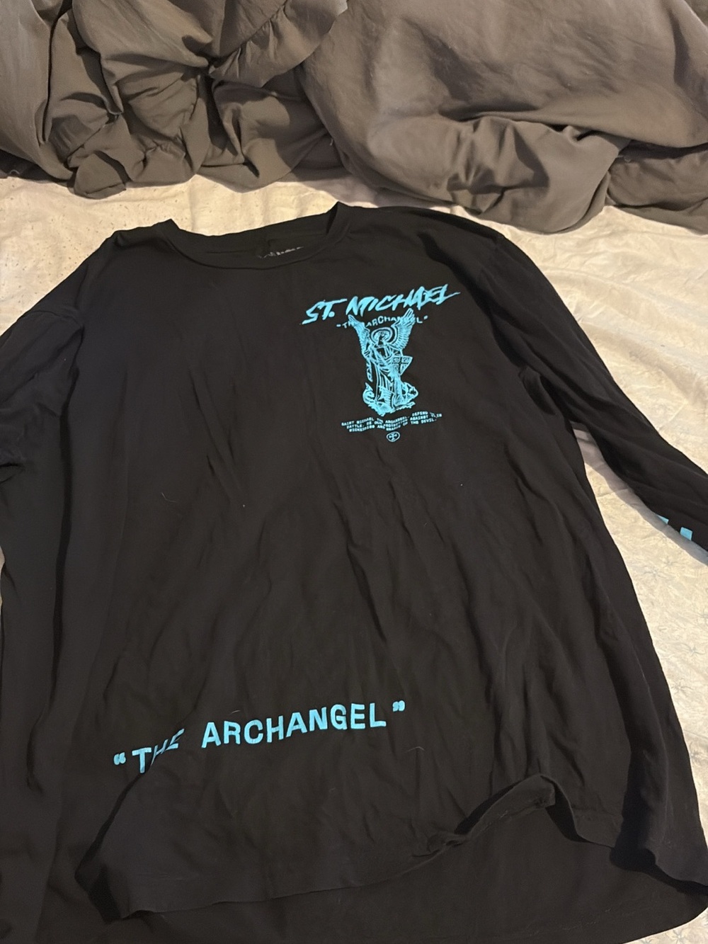 Black Long-Sleeve Graphic Women’s Shirt